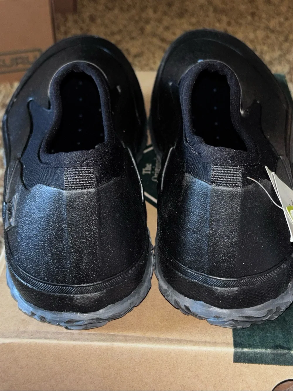 Muck Boot Company Mens Forager Slip On Shoe Black Waterproof FLR-000 Size 12 New